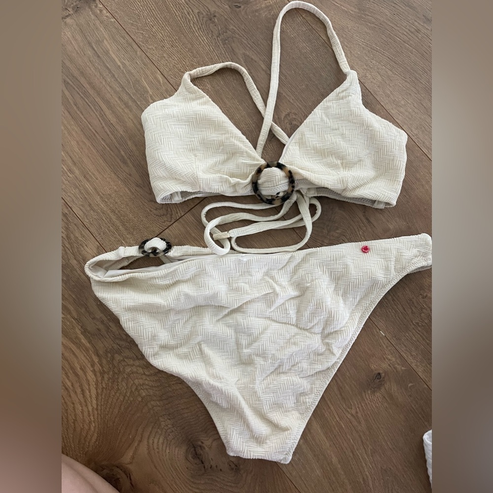 Red Carter Beige Bikini